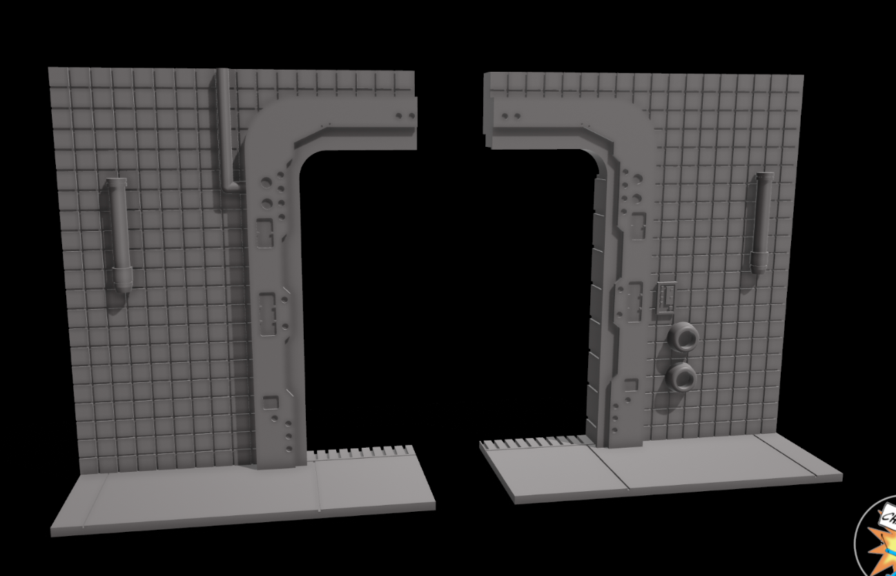Star Wars 3D Printed BOBF Abattoir Diorama for 3.75" and 6" Figures