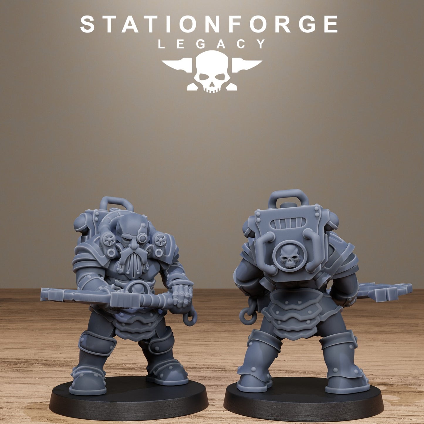The IronVale Dwarven  Infantry from Station Forge Legacy | INC BASES | FREE POST