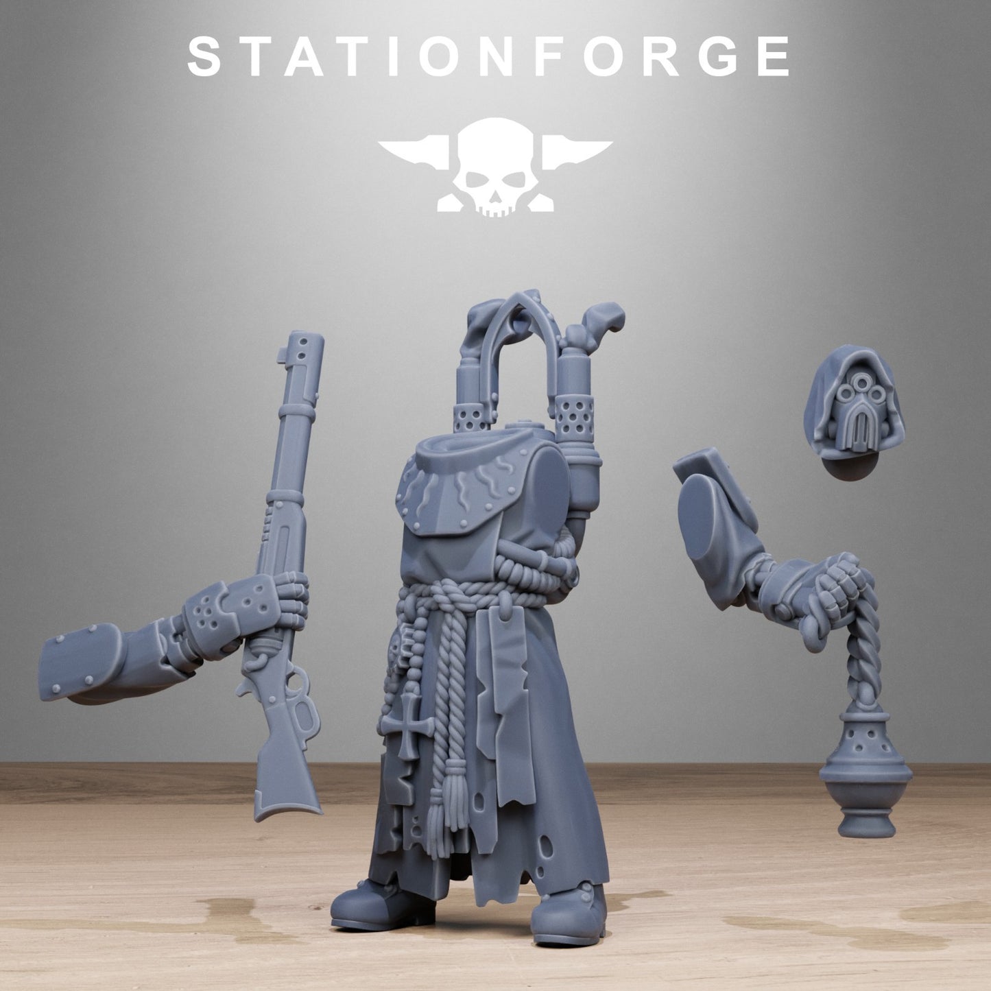Scavenger Sanctum Infantry from Station Forge 32mm. FREE BASES & POST
