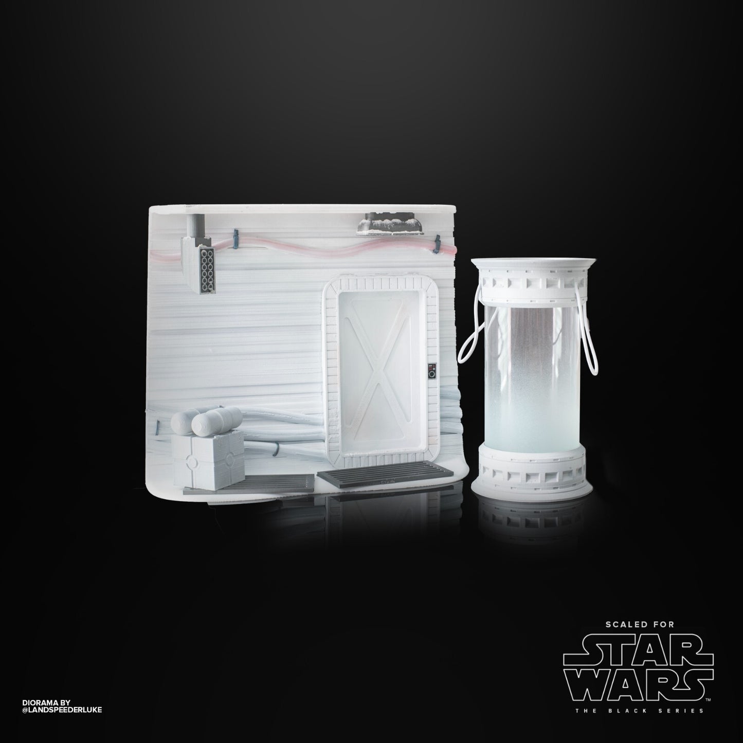 3D Printed Hoth Baccatanks Diorama for Star Wars Black Series Figures