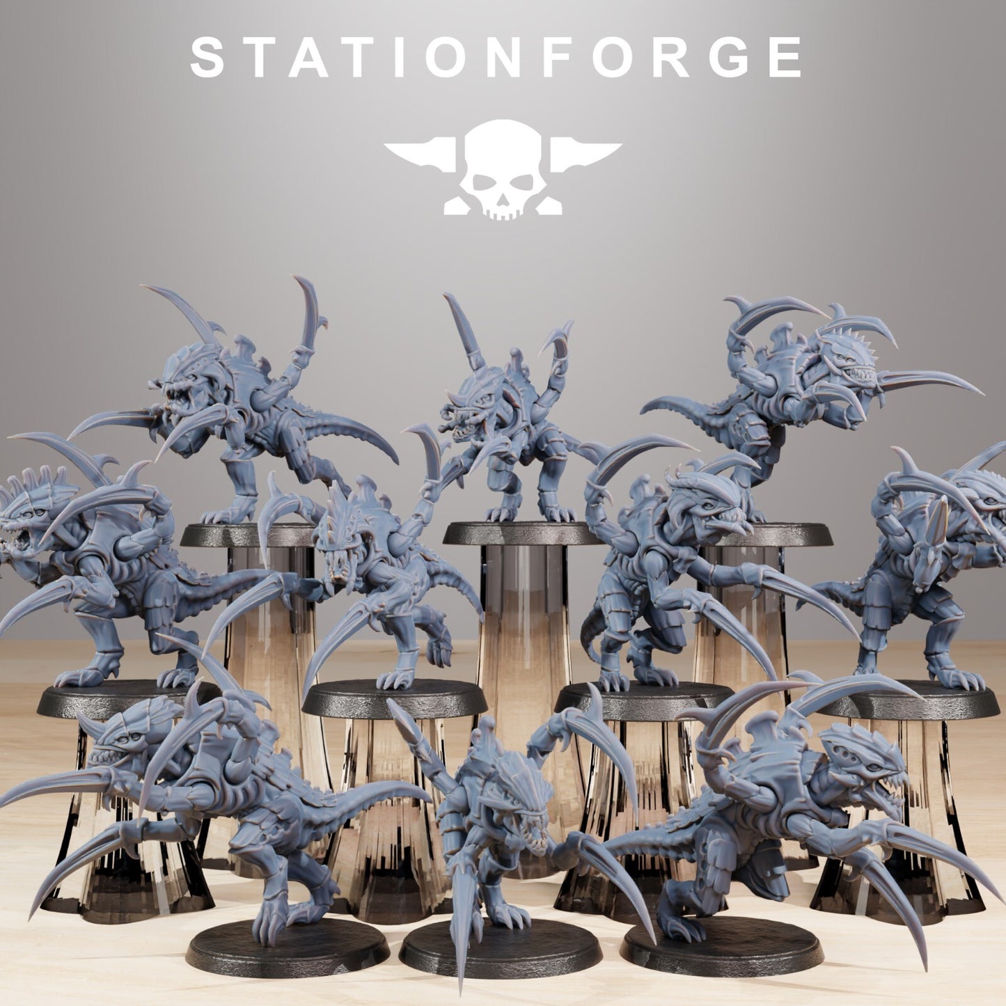 *NEW* Xenarid Infantry Melee Unit from Station Forge, Table top gaming, 40K.