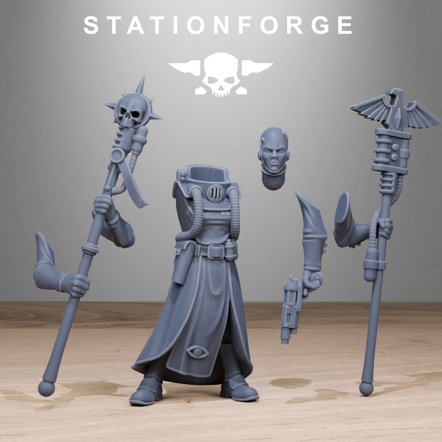 The GrimCorp Seers from Station Forge 32mm INC BASES + FREE POST