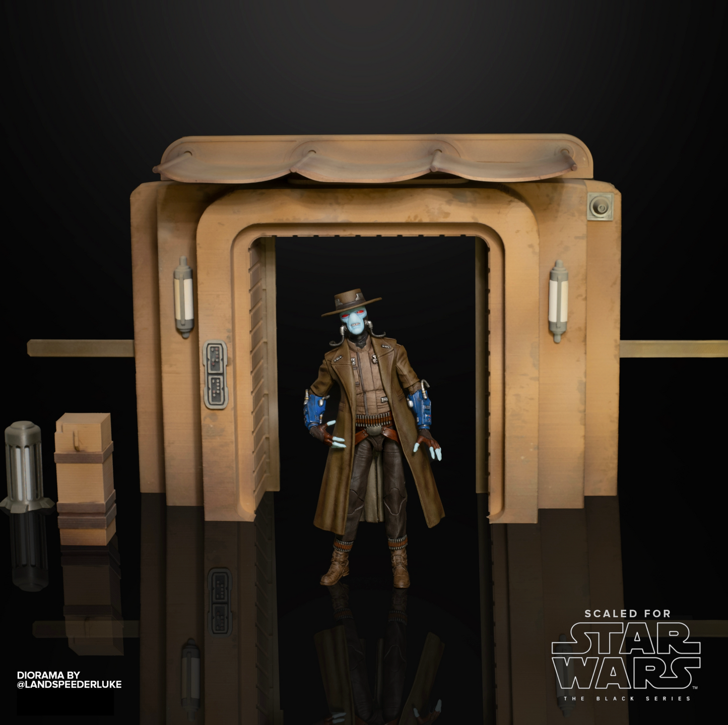 Star Wars 3D Printed Mos Pelgo Cantina - Two Sided Diorama