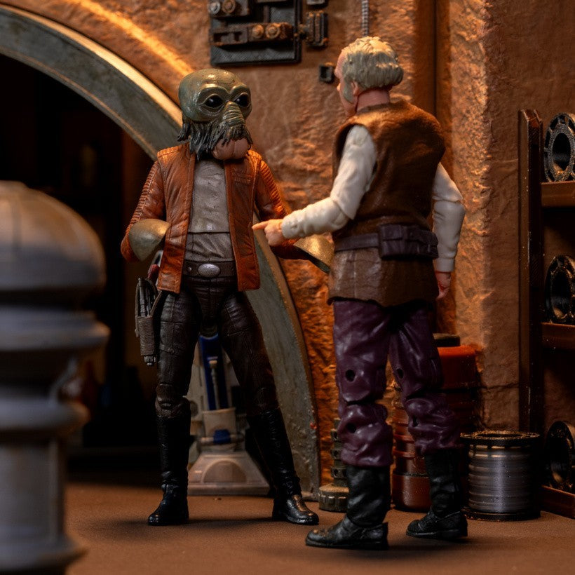 Star Wars 3D Printed Custom Desert Bazaar Diorama