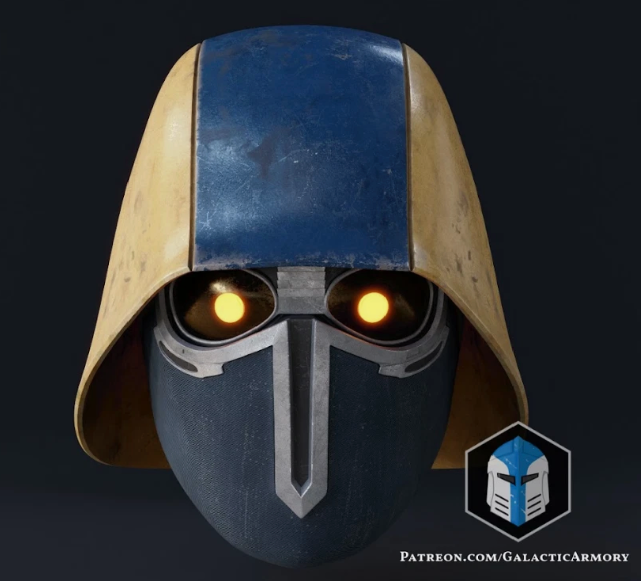 Star Wars Coruscant Security Guard Helmet 3D Printed Kit