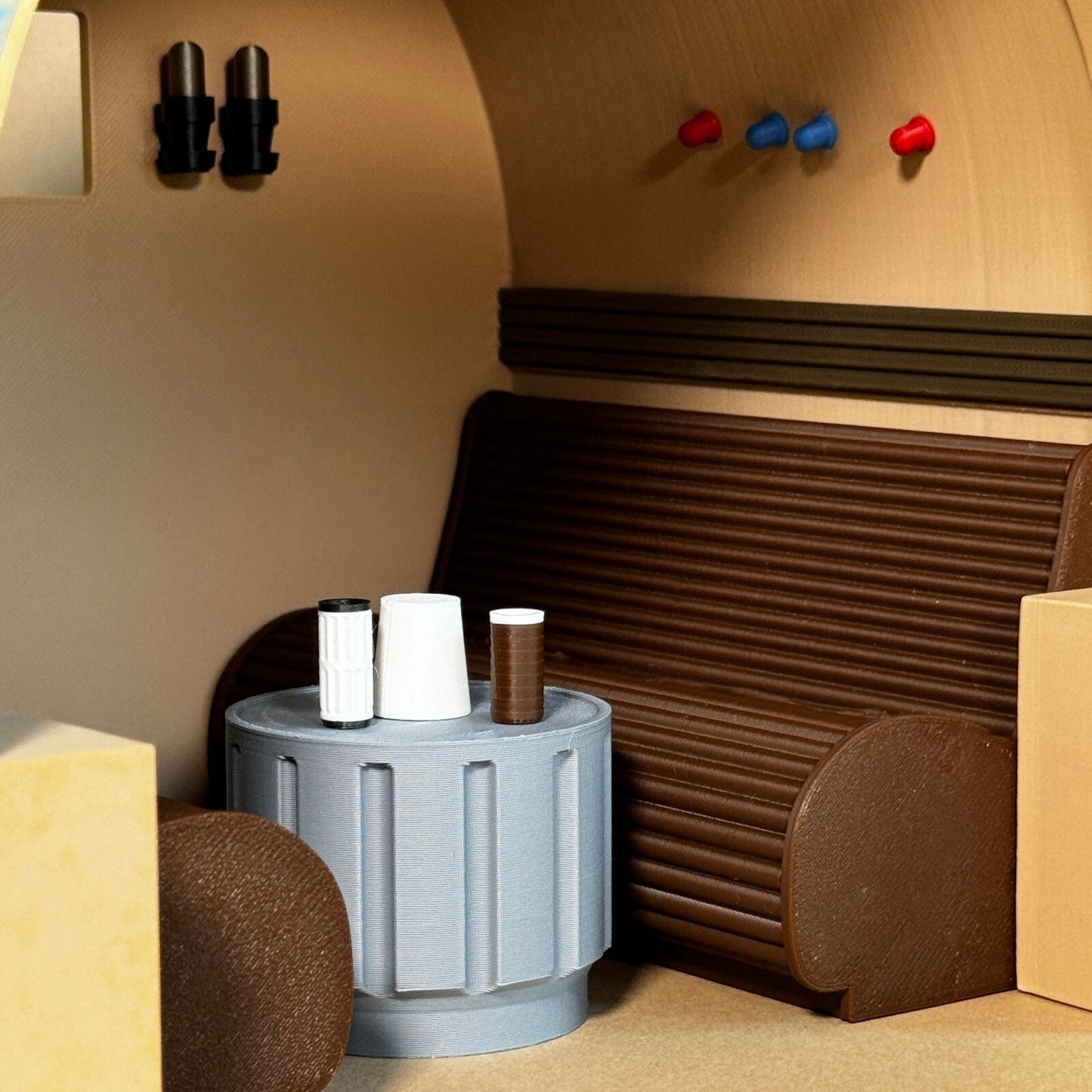 Star Wars 3D Printed Cantina Diorama With Bar & Alcoves  for 3.75" Or 6" figures