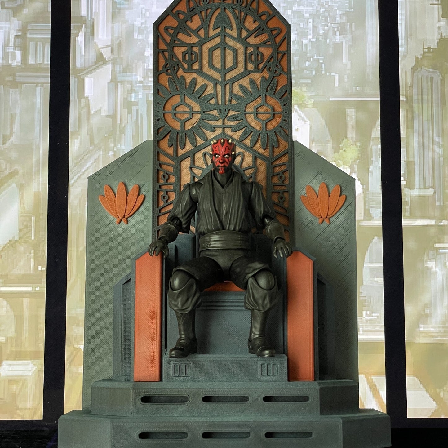 Star Wars  3D Printed Mandalore Throne For 3.75",  6"  & 12" Figures