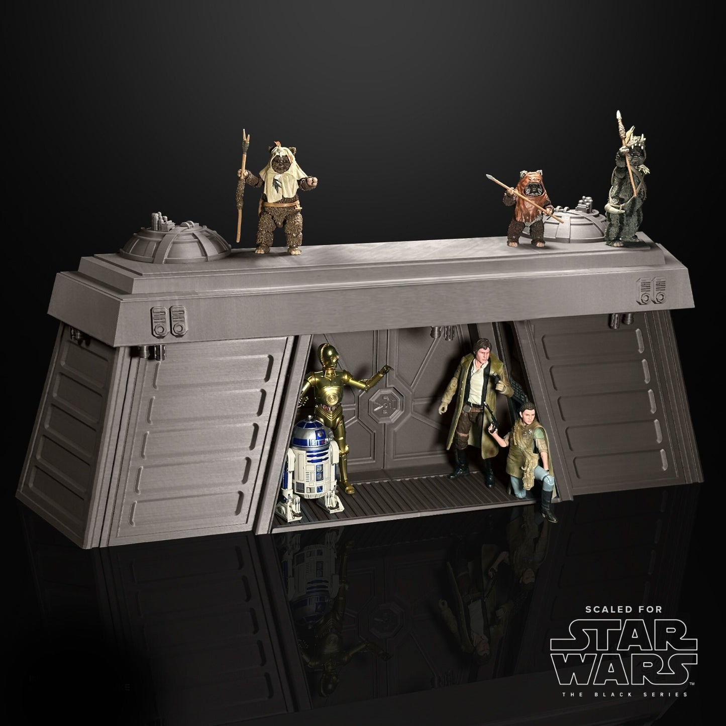 3D Printed Endor Bunker diorama for Black series figures