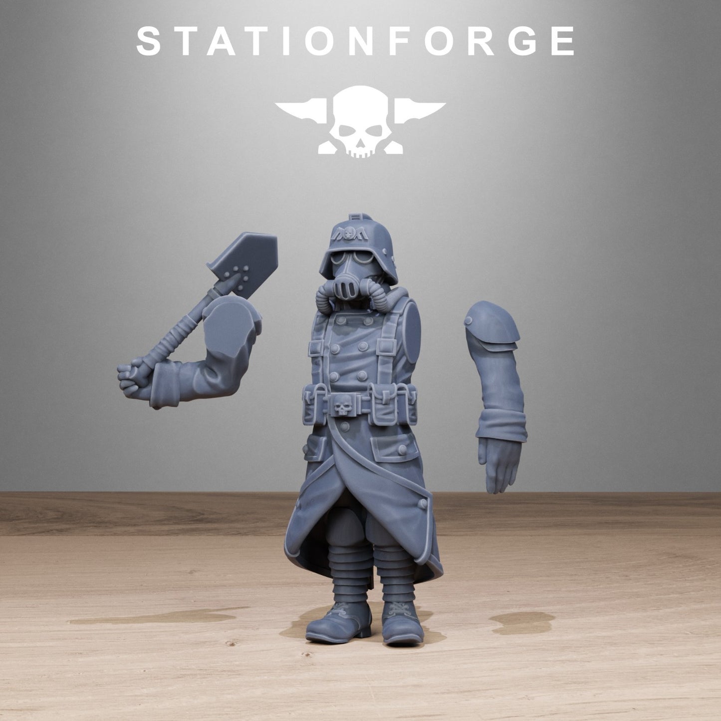 Grim Guard Chill Squad Frontliners  from Station Forge 32mm.