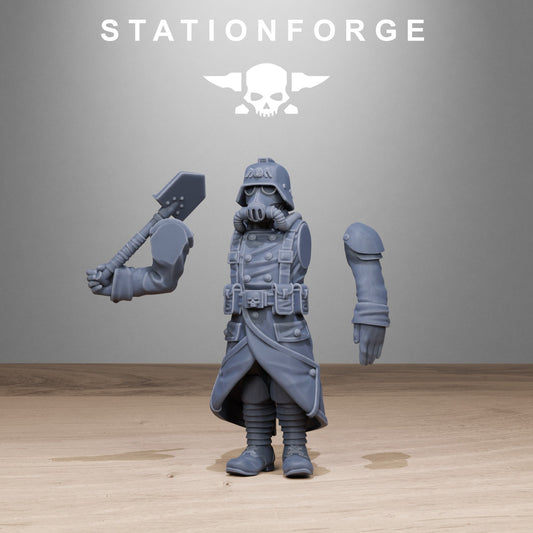 Grim Guard Chill Squad Frontliners  from Station Forge 32mm.