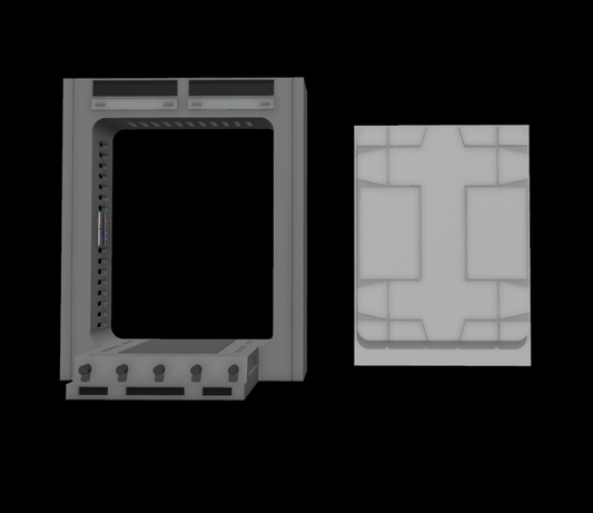 Star Wars 3D Printed Death Star Chasm Door Diorama for 3.75" Or 6" Figures
