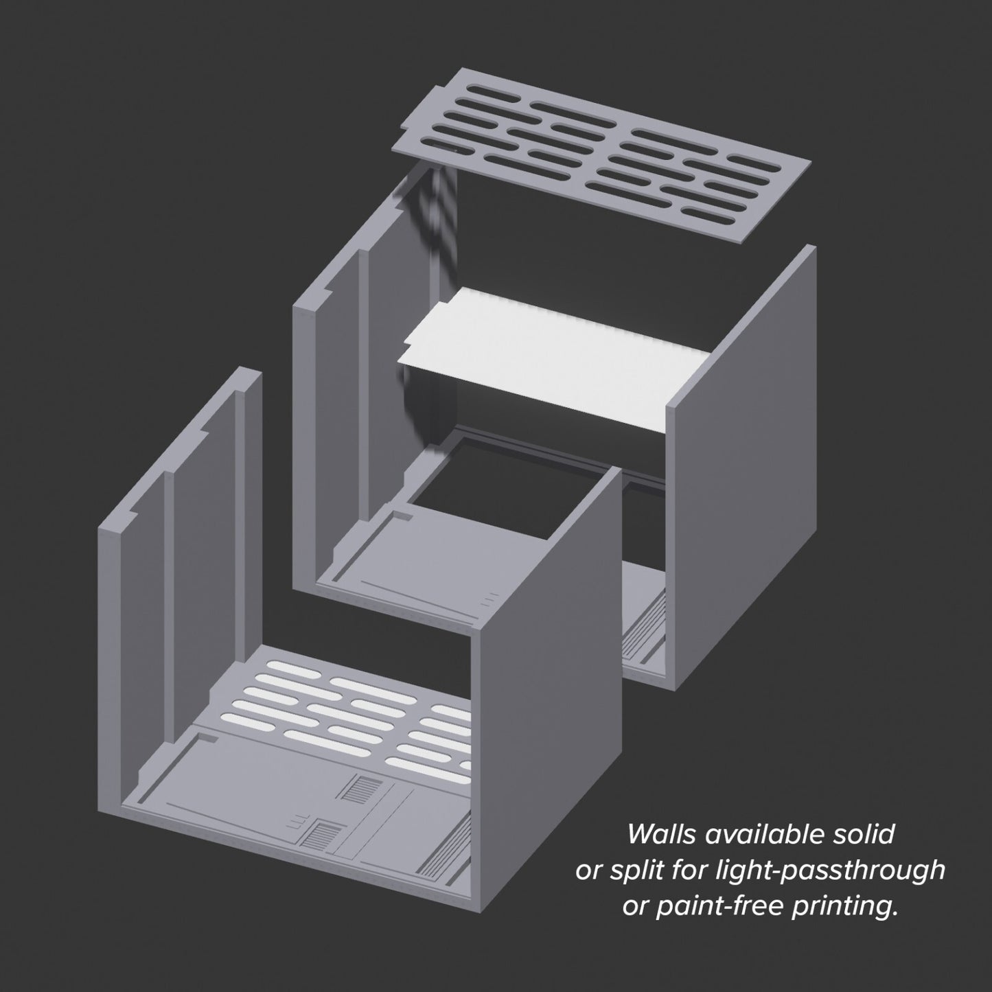 3D Printed Star Wars Death Star Stackers Trash Compactor Dio 3.75" or 6"
