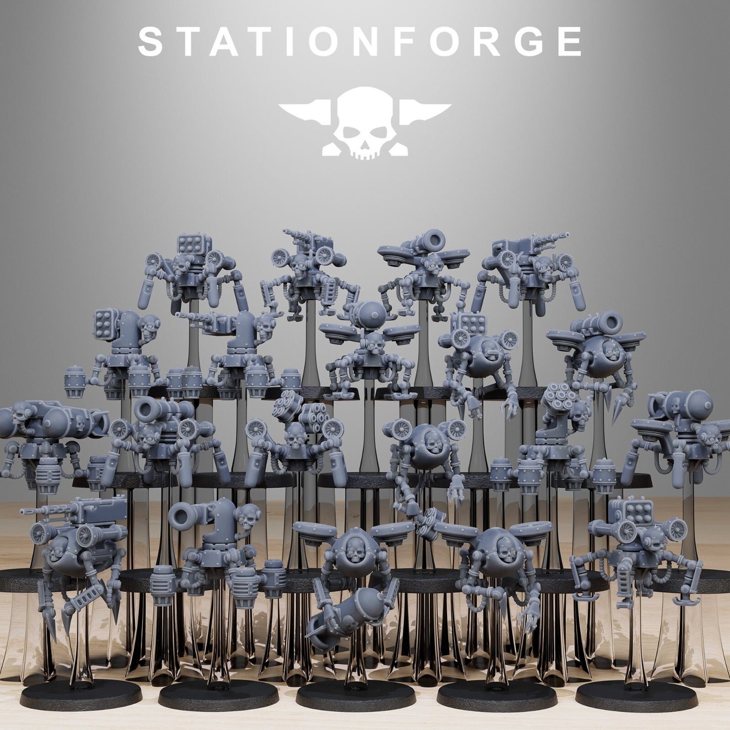 Scavenger Drones From Station Forge