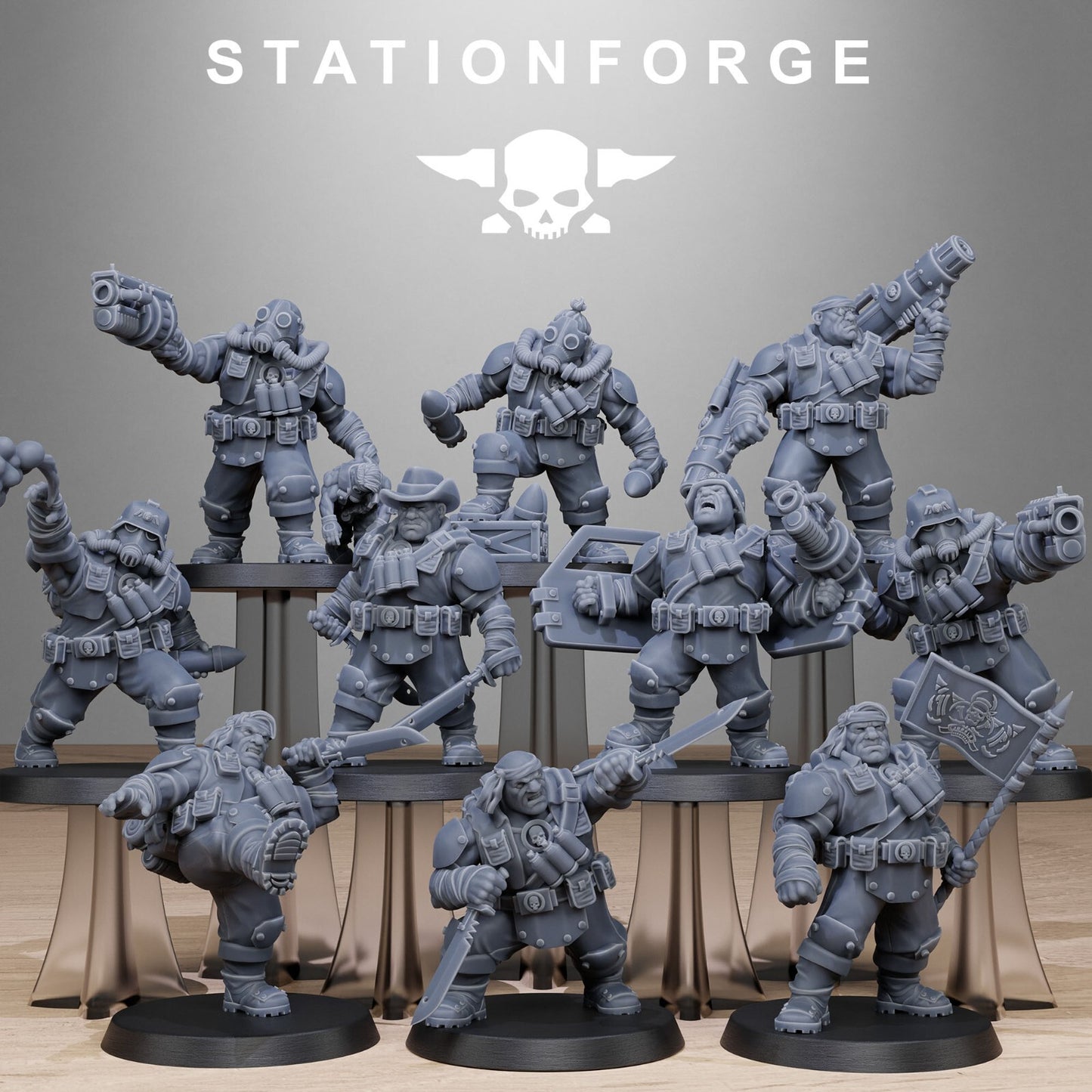 GrimGuard Jungle Fighters from Station Forge INC BASES + FREE POST
