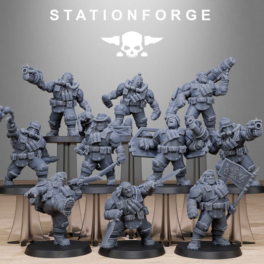 GrimGuard Jungle Fighters from Station Forge INC BASES + FREE POST