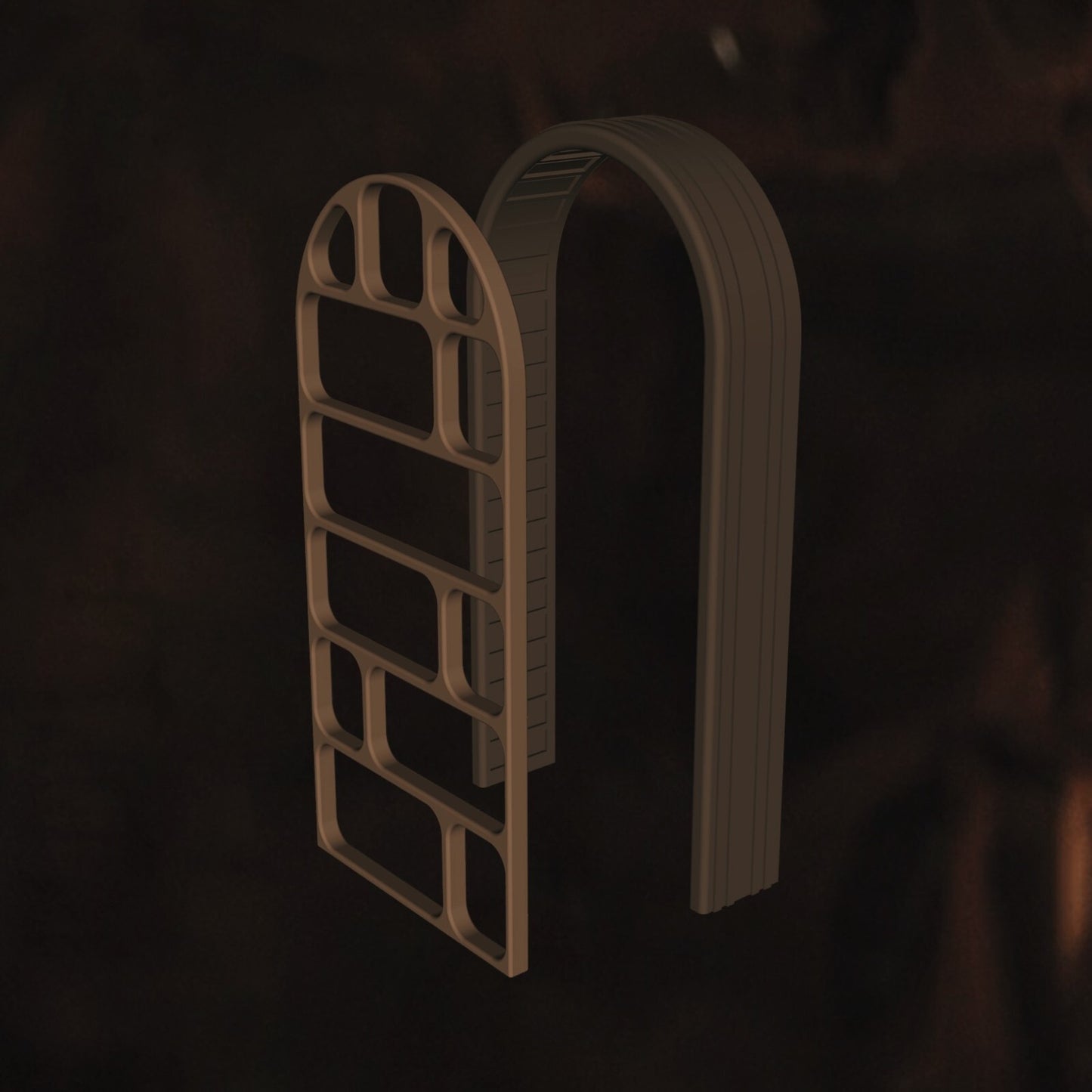 3D Printed R1 Prison door for 3.75" OR 6" Star Wars figures