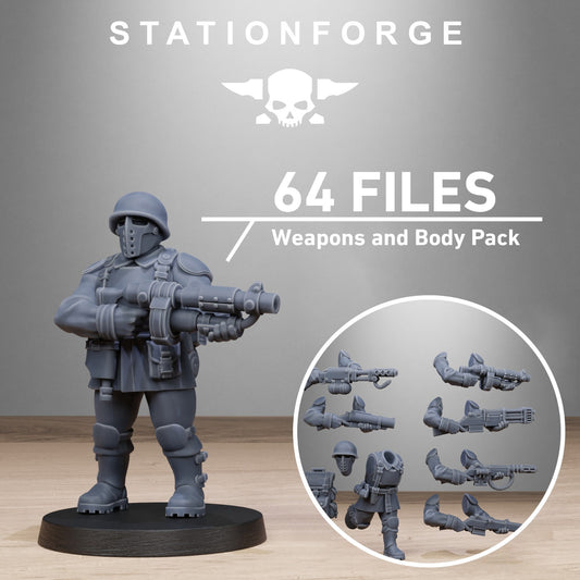 The FreeGuard Builder Kit from Station Forge 32mm. FREE BASES AND POST