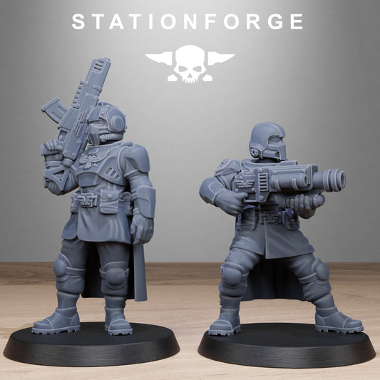 Vaskar Patrol - Station Forge Wargaming Figures Inc Bases