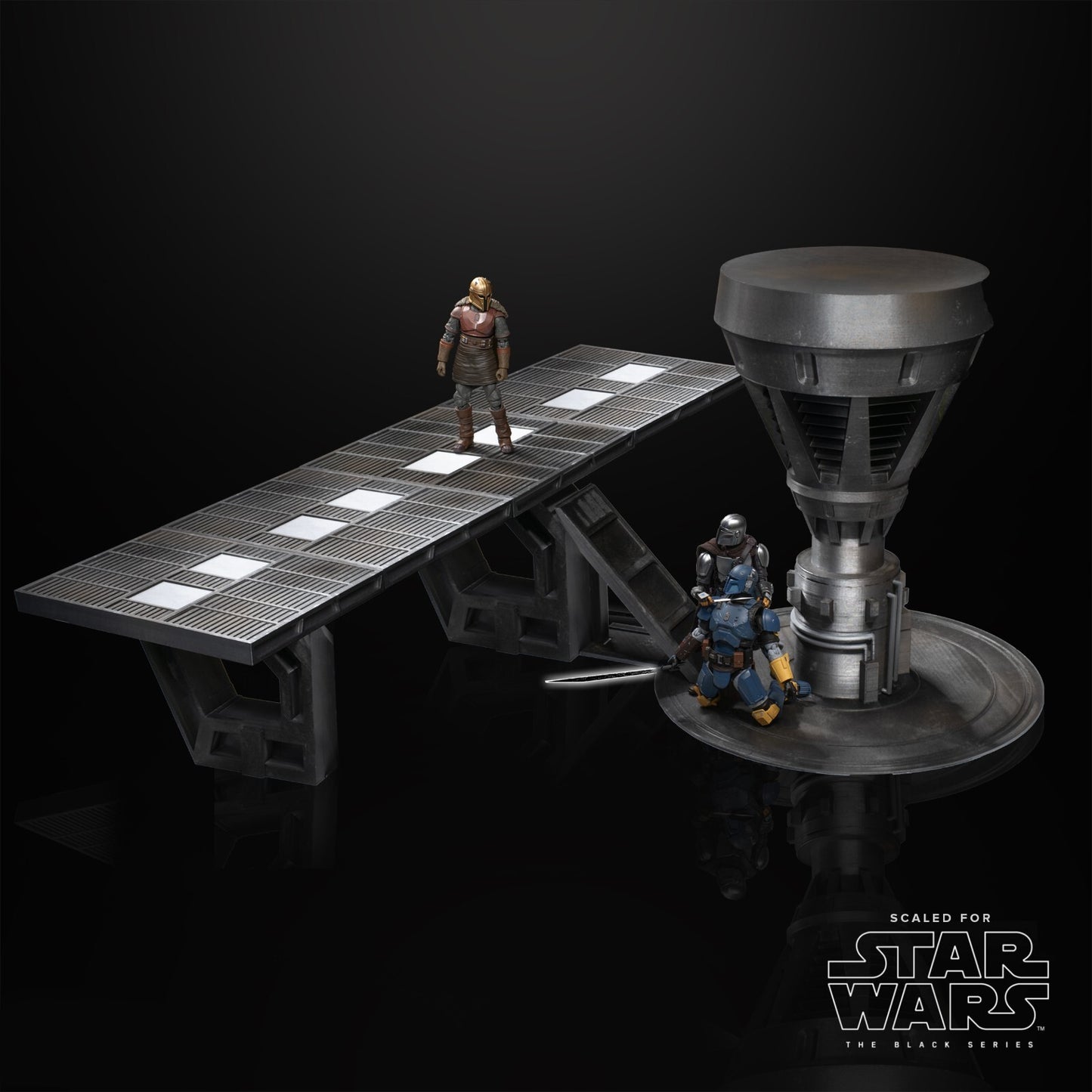3D Printed Boba Darksaber Catwalk for black series figures