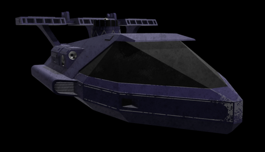 Star Wars V-35 Courier Landspeeder For 3.75 IN (1:18) Figure Diorama