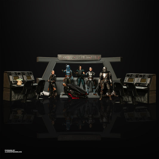 Star Wars 3D Printed Mandalorian Finale Diorama for 6" Figures