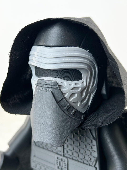 3D Printed. 9" Brick inspired Deluxe Kylo Ren with cape