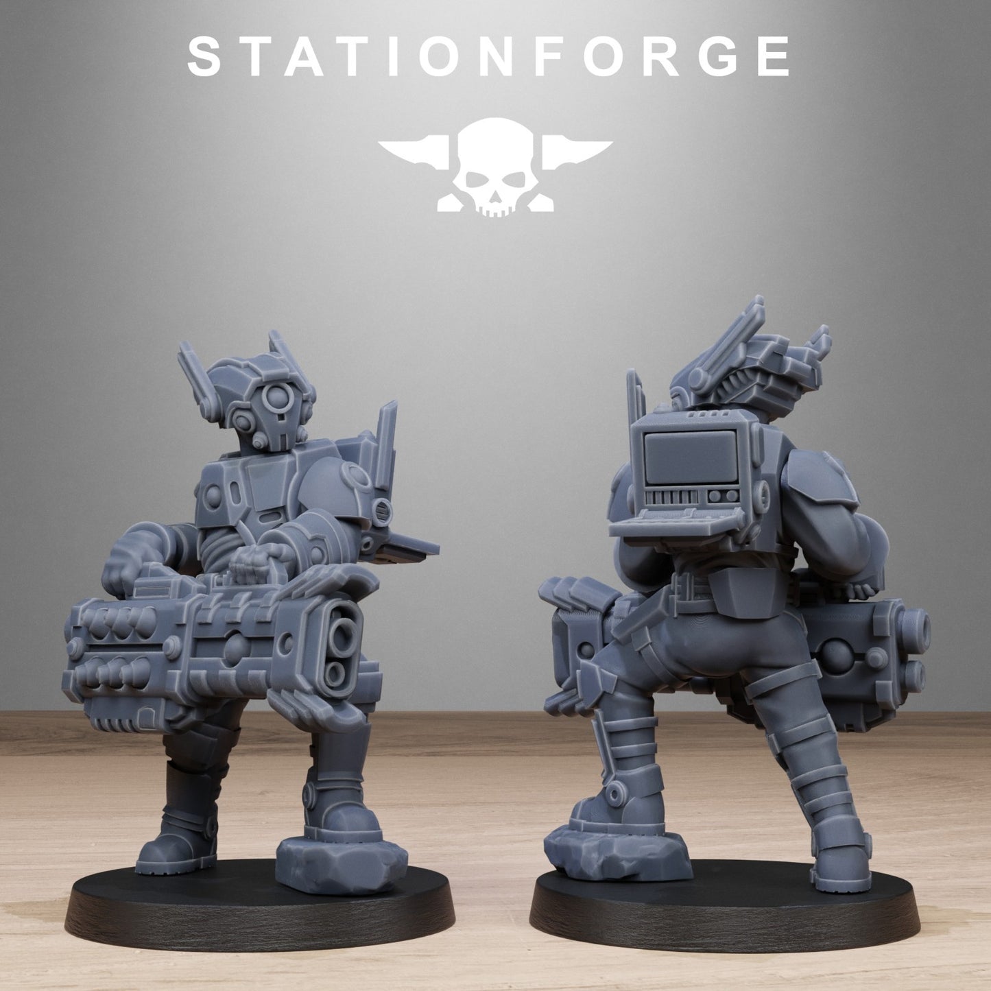 Tarion heavy infantry from Station Forge 32mm. FREE BASE