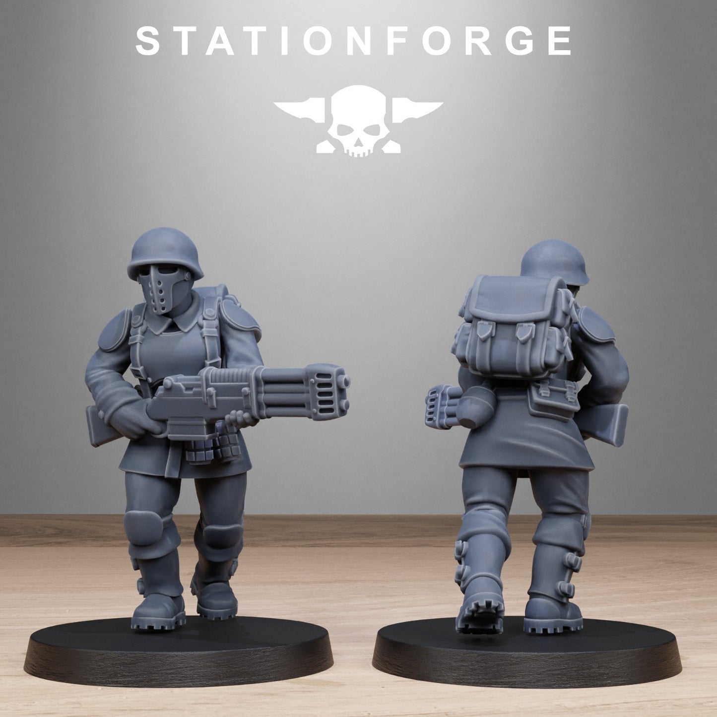 Freeguard sisters from Station Forge 32mm. FREE BASE