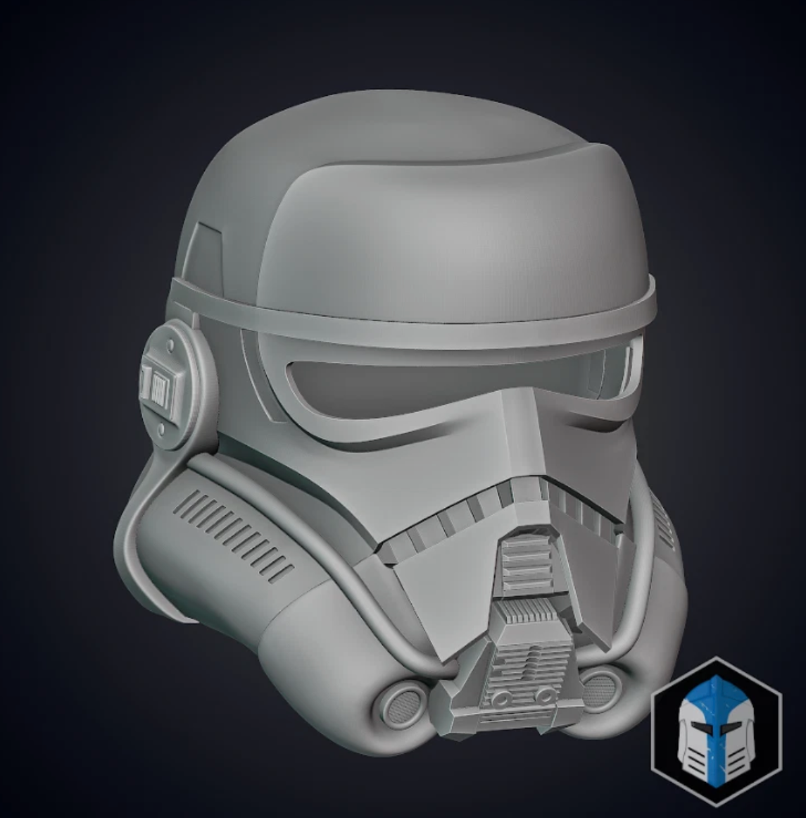 Starwars Imperial Patrol Trooper Helmet 3D Printed RAW Kit