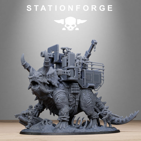 GrimGuard Jungle Fighters Triceratank 32mm From Station Forge | Free Post