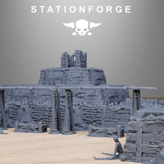 Trench Terrain  32mm From StationForge | Free Post