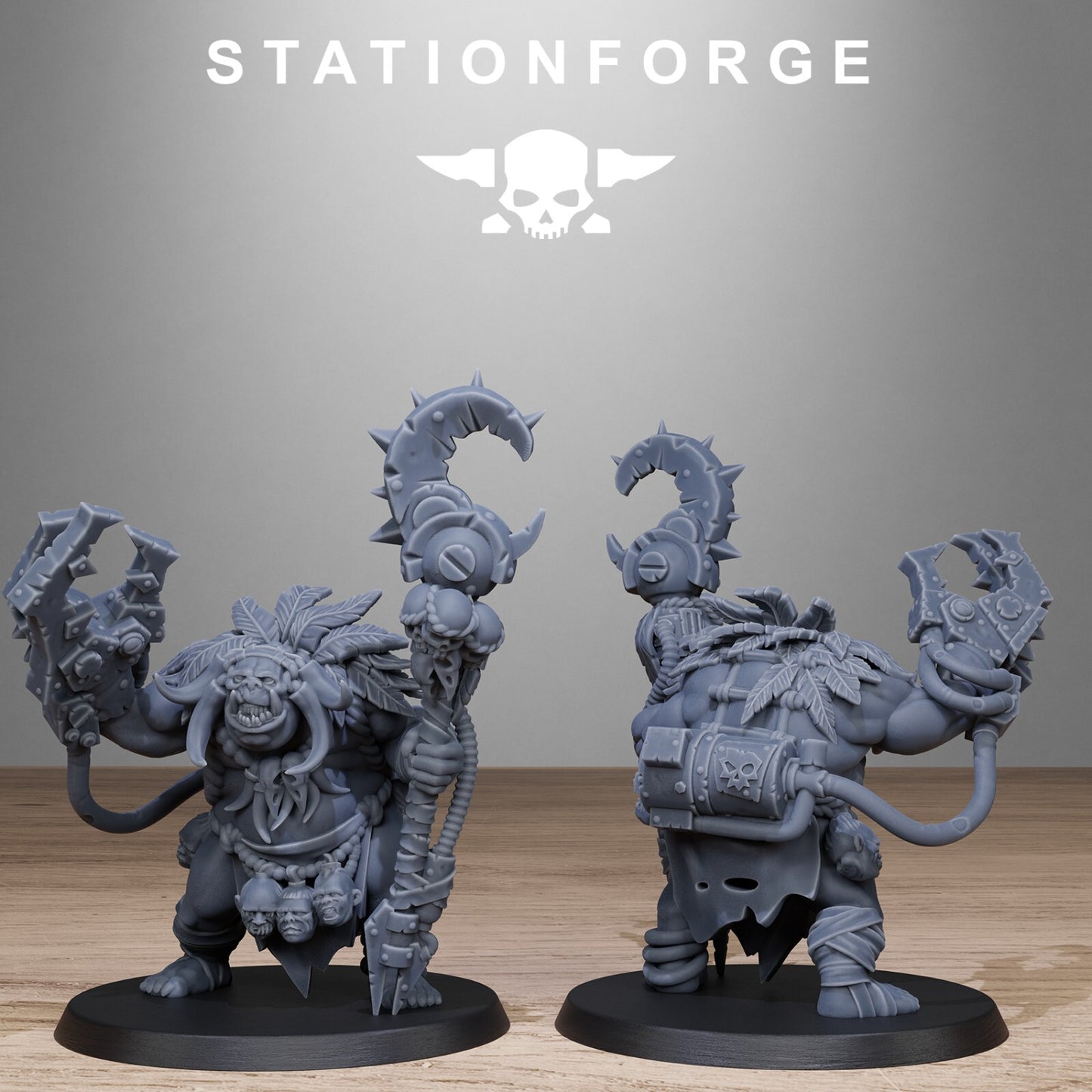 The Orkaz Tribal Infantry from Station Forge 32mm INC BASES + FREE POST