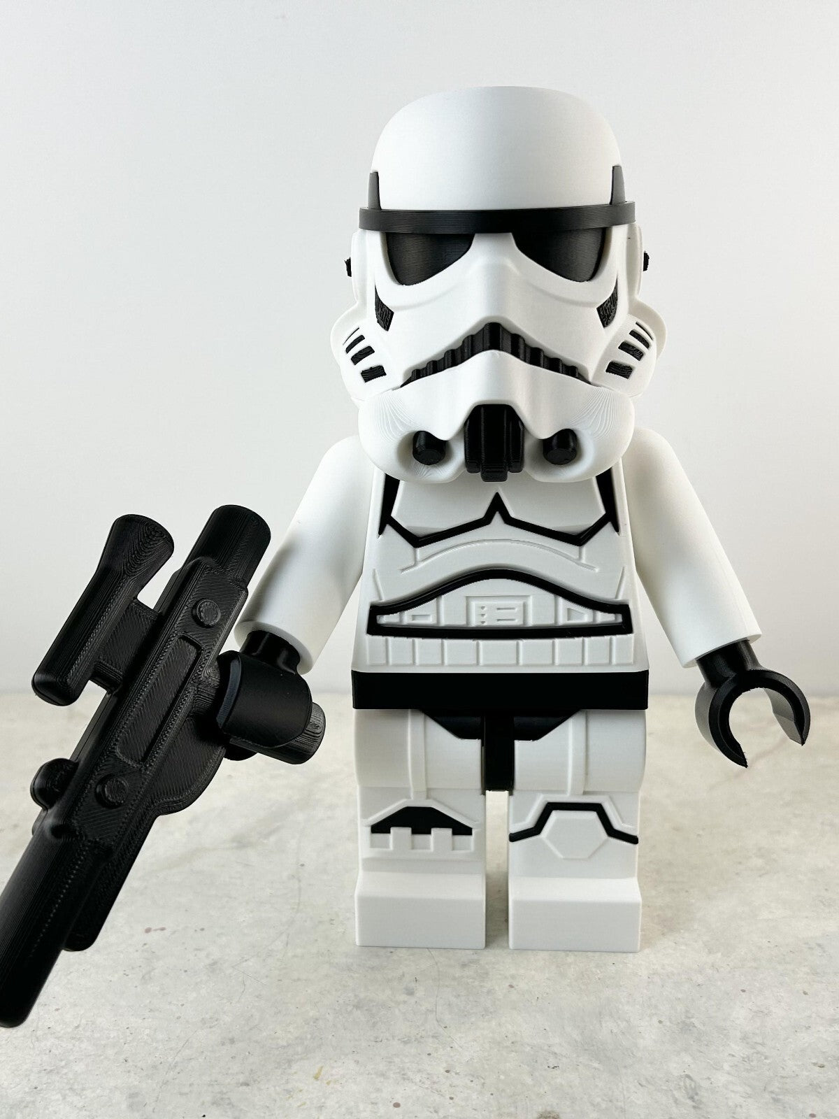 3D Printed. 18" Brick inspired Deluxe Storm Trooper Figure