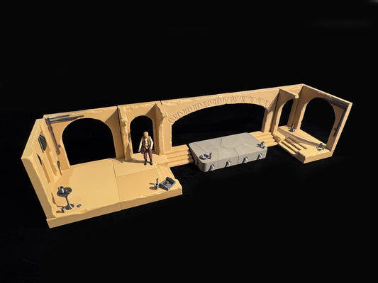 Star Wars Jabba's Palace Diorama for Black Series Figures 1/12th Scale