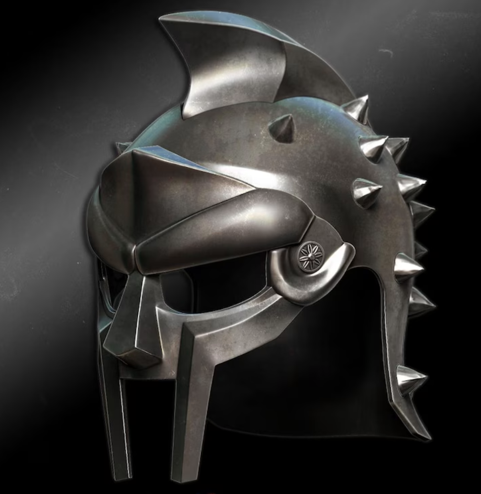 Gladiator, Maximus 3D Printed Raw helmet, cosplay, fanart