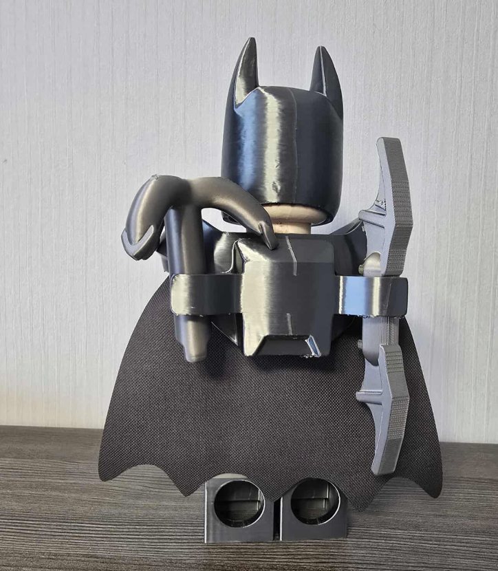 3D Printed. 9" brick inspired Deluxe Armoured Batman Version Figure