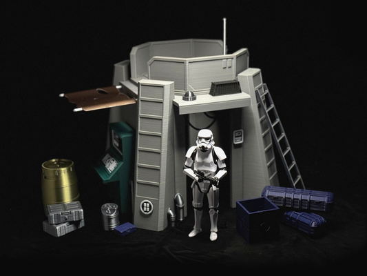 Mapuzo security Outpost for Star Wars Black Series figures