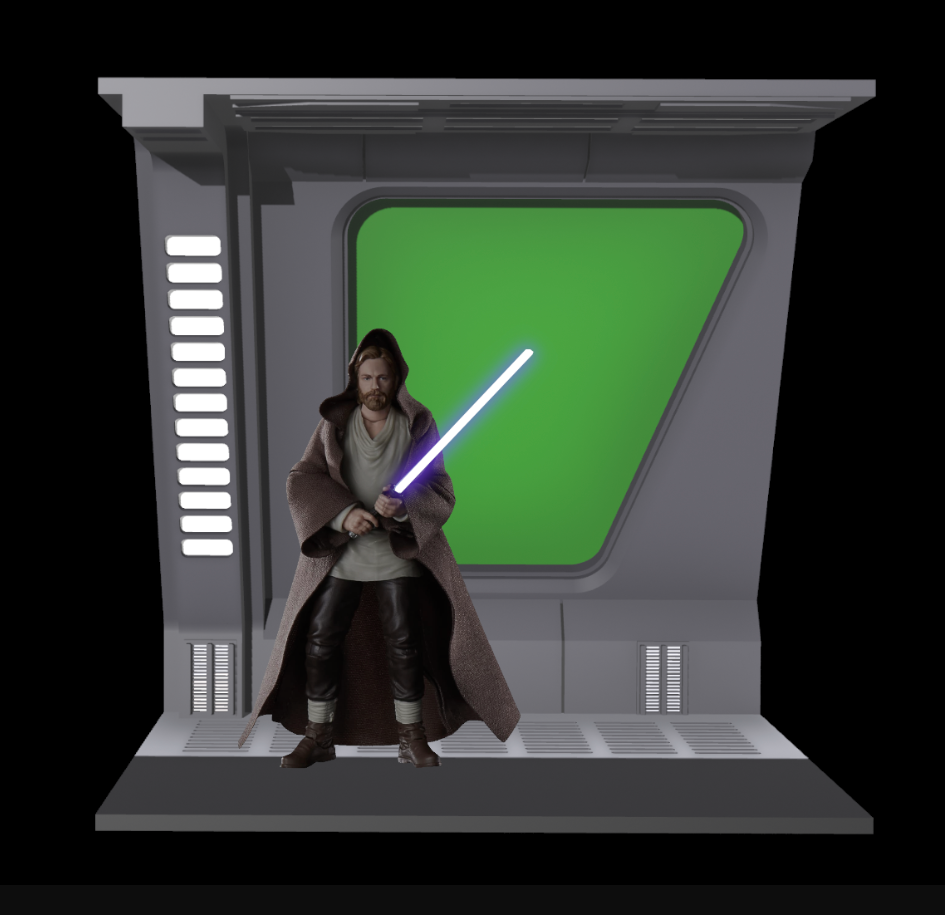 Star Wars 3D Printed Fortress Inquisitorius Hallway Dio for 3.75" & 6" Figures