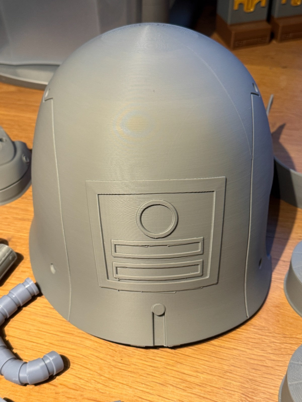 Fallout NCR Ranger Elite Helmet. 3D printed raw
