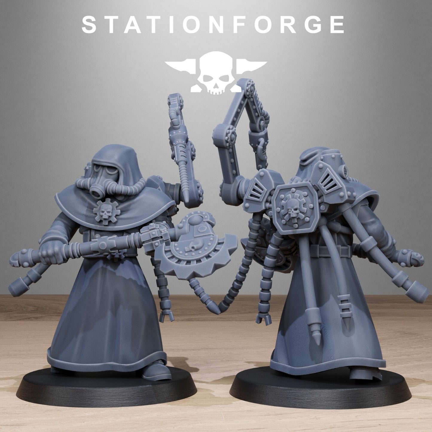 The GrimGuard Tech Engineers from Station Forge 32mm. INC BASES + FREE POST