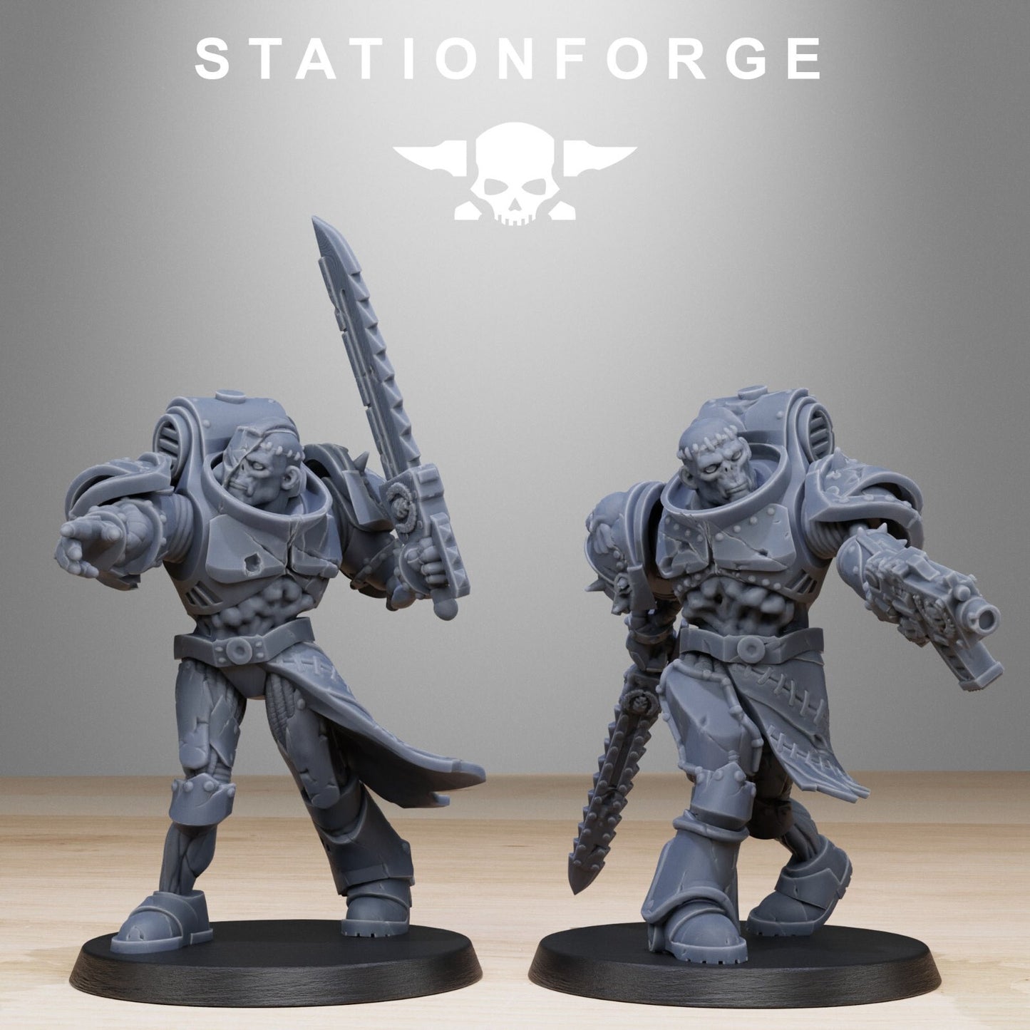 The Scoratis Zombies from Station Forge 32mm