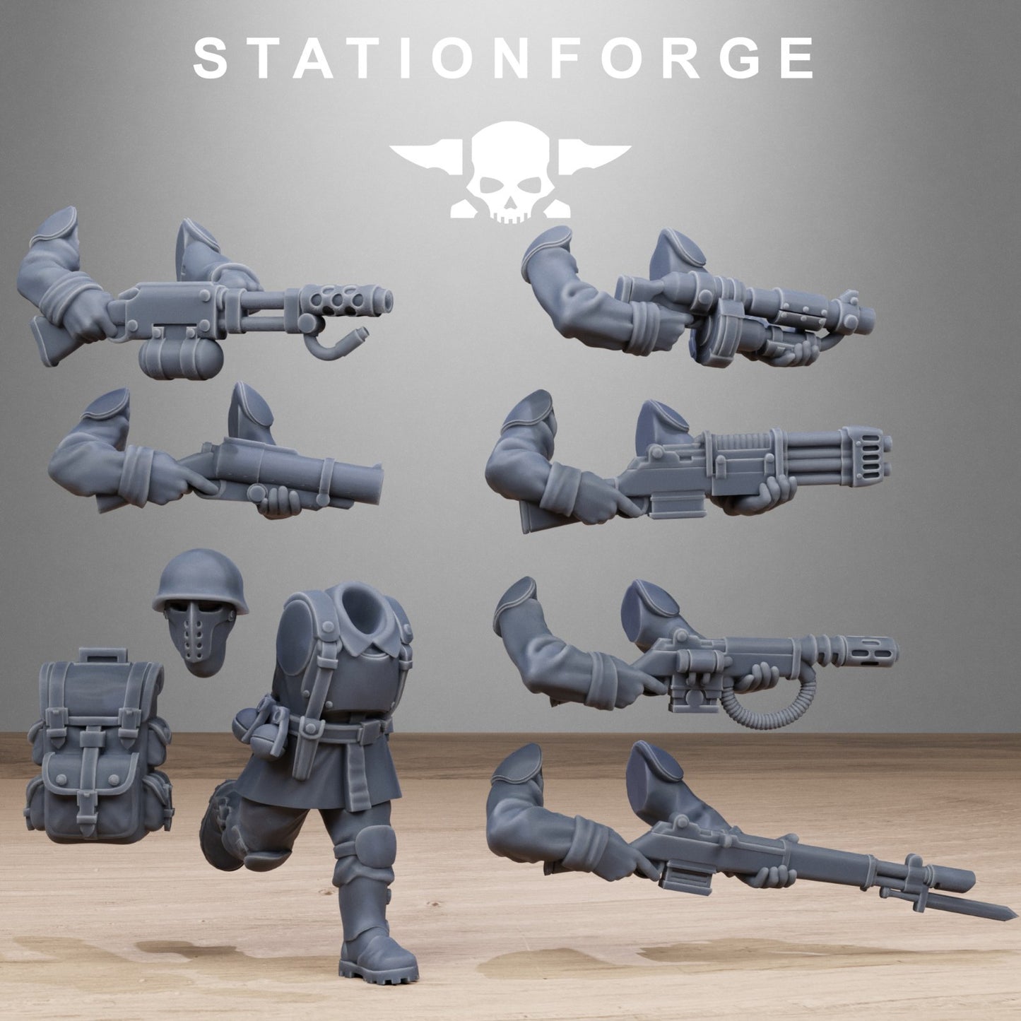 The FreeGuard Builder Kit from Station Forge 32mm. FREE BASES AND POST