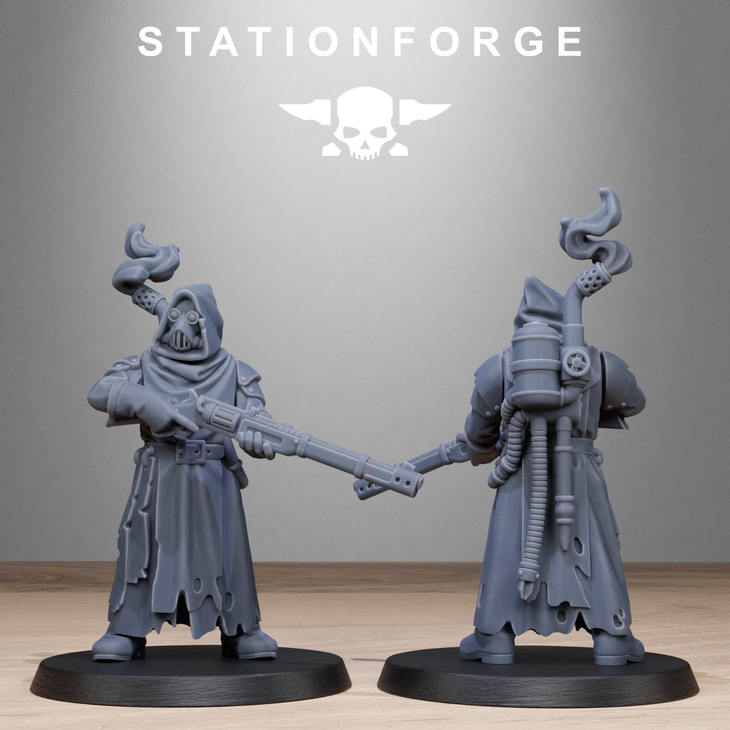 Scavenger Sanctum Infantry from Station Forge 32mm. FREE BASES & POST