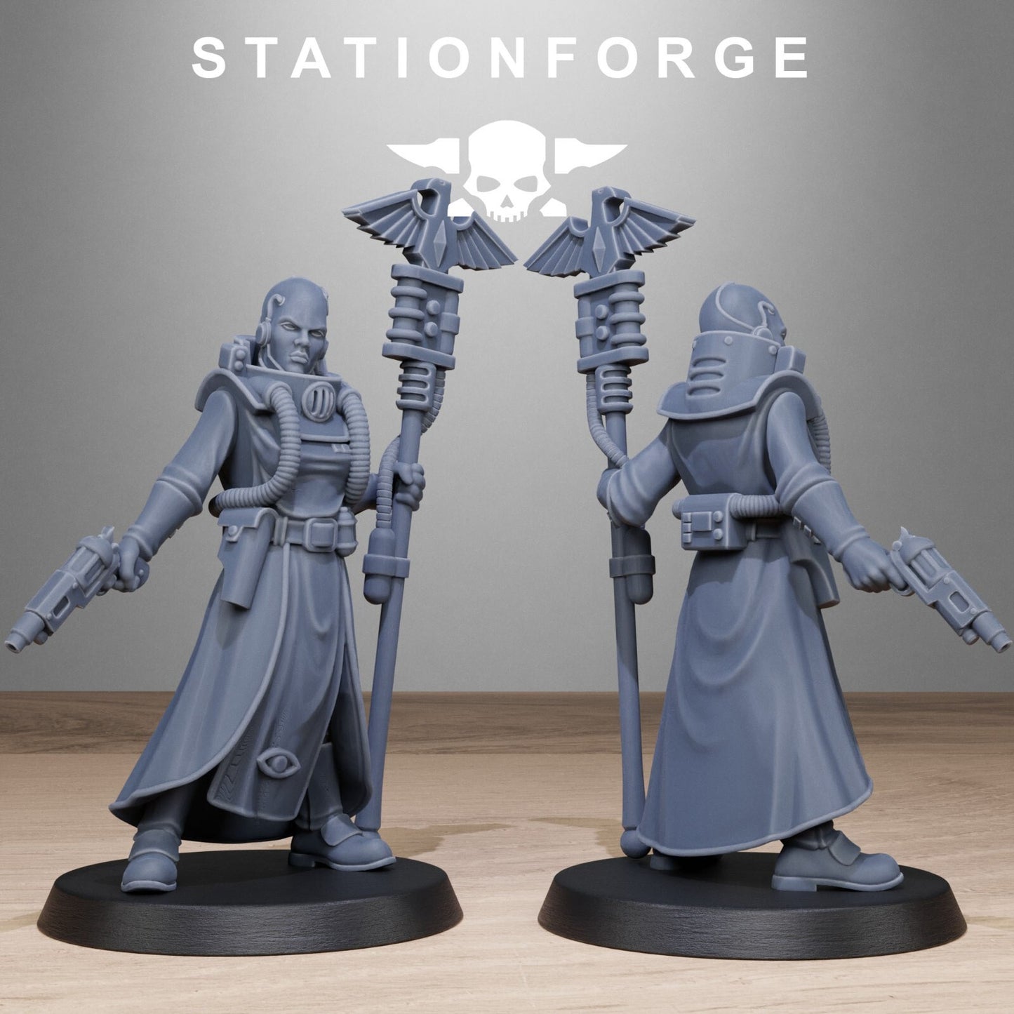 The GrimCorp Seers from Station Forge 32mm INC BASES + FREE POST