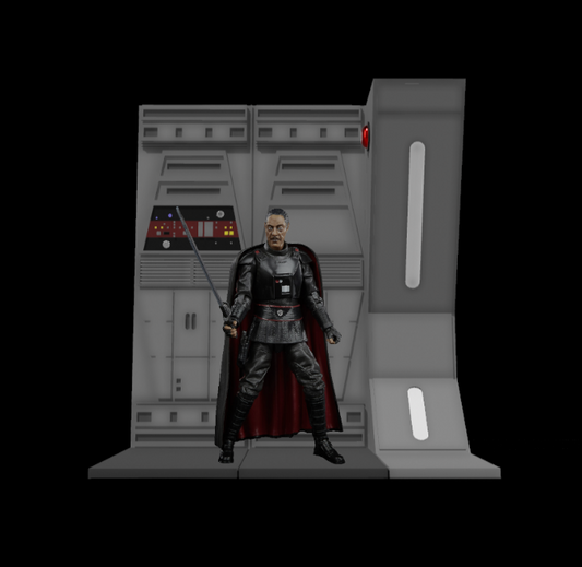 3D Printed Star Wars Moff Gideon's Cruiser Corridor for 3.75" and 6" Figures