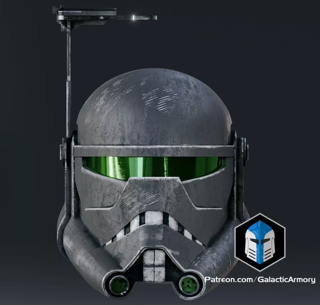 Star wars! Imperial Crosshair Helmet 3D printed Cosplay Raw Kit