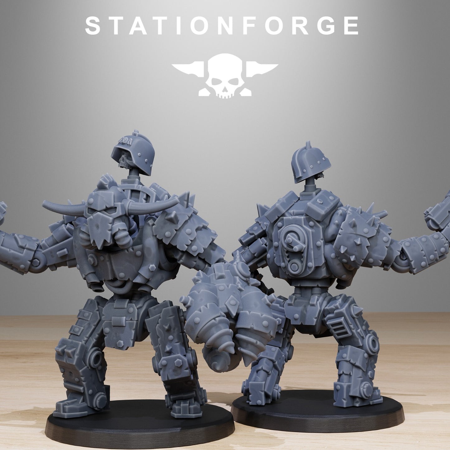 Orkaz Bots Infantry Miniatures - Station Forge