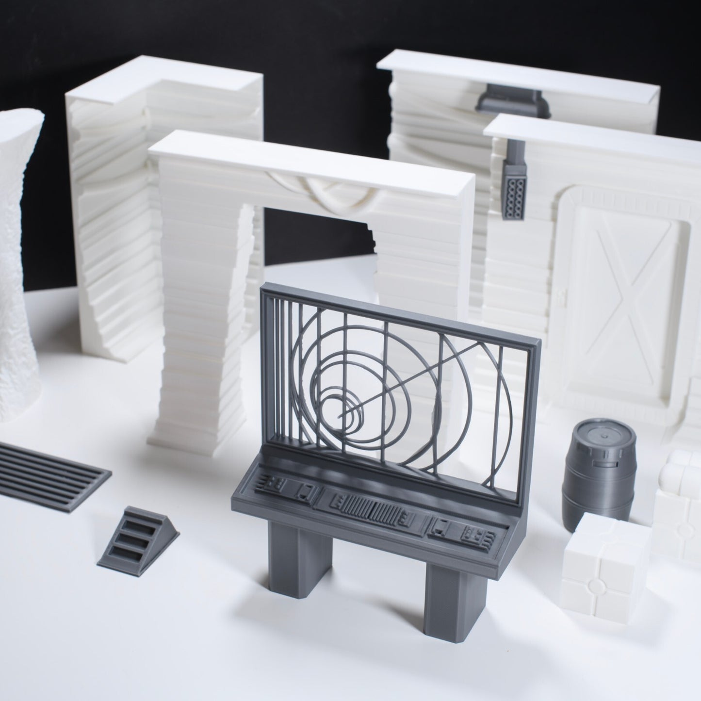 Star Wars 3D printed Hoth Echo base diorama for 3.75" Figures