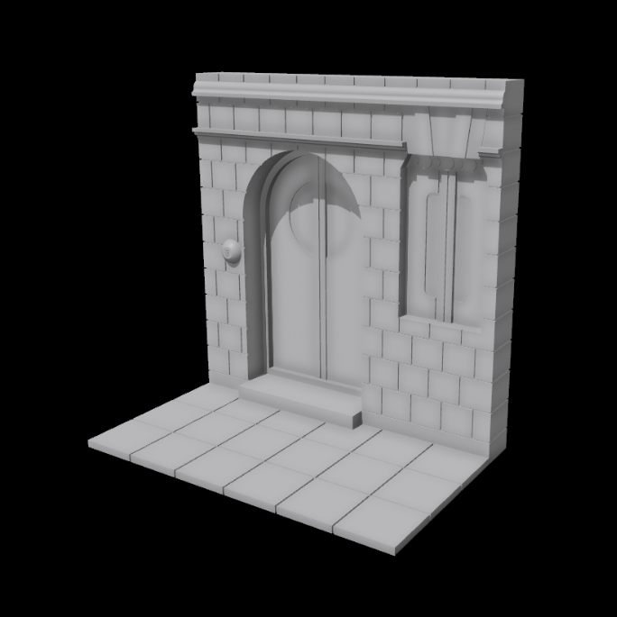 Star Wars 3D Printed Theed City Street Diorama for 3.75" and 6" Figures