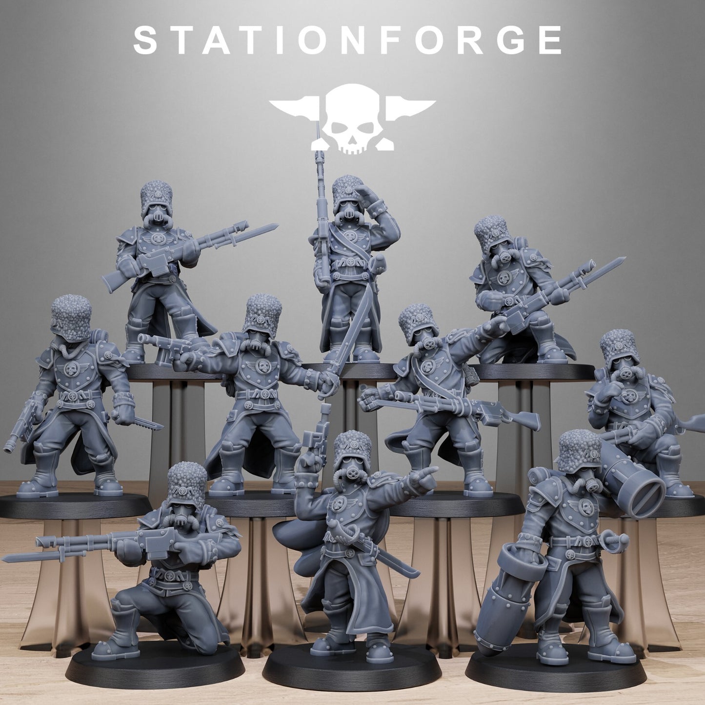 GrimGuard Royals from Station Forge 32mm Trench Crusade  INC BASES + FREE POST